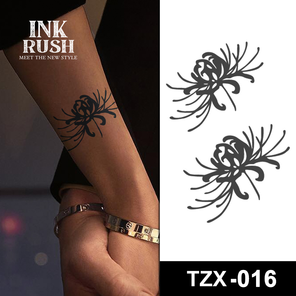 Spider Lily Tattoo - TZX-016 – InkRush