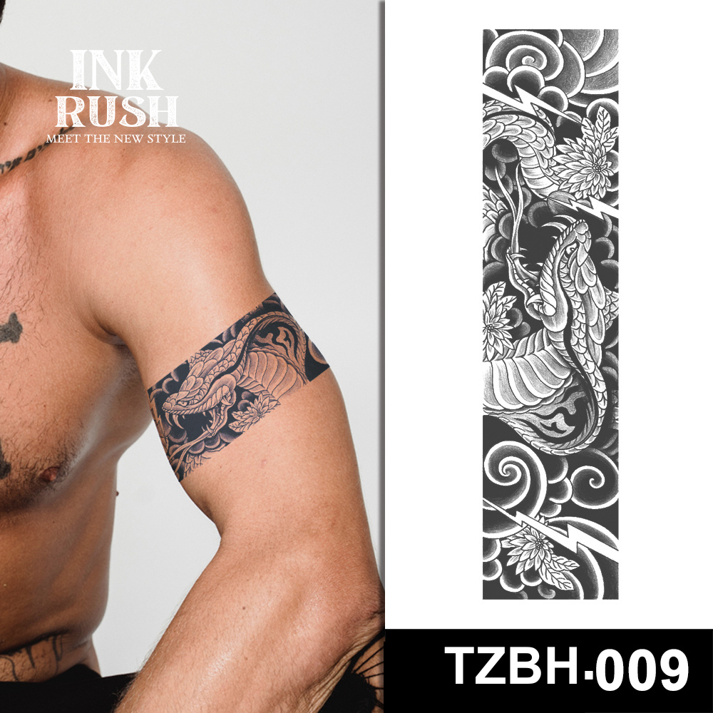 Serpent Armband Tattoo - TZBH-009 – InkRush, image size:1000x1000